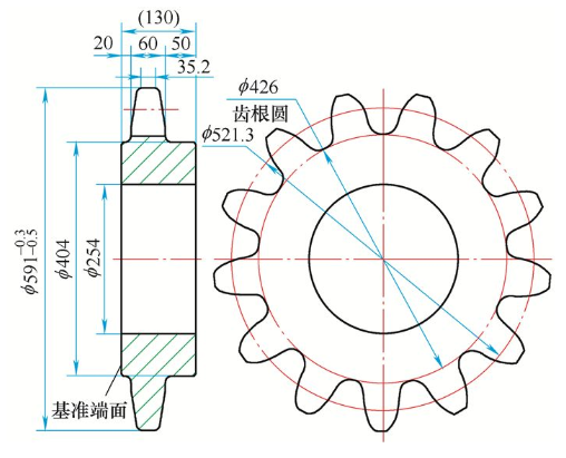 【兆恒機(jī)械】滲碳齒部有嚴(yán)重的貫穿型裂紋，何原因？